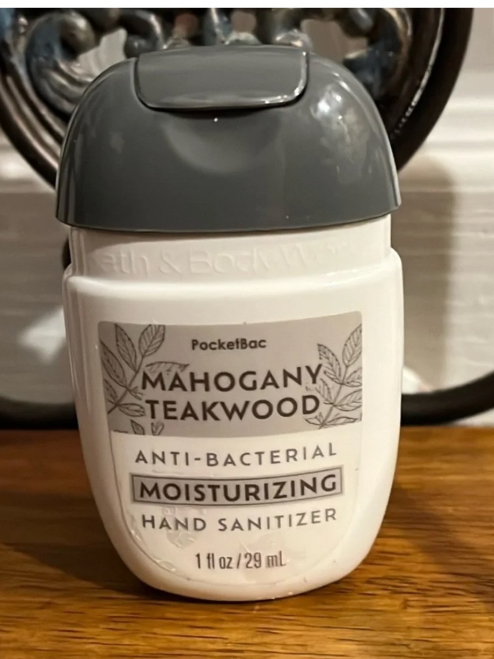NEW "Men's" MAHOGANY TEAKWOOD Pocket Hand Sanitizer from BBW